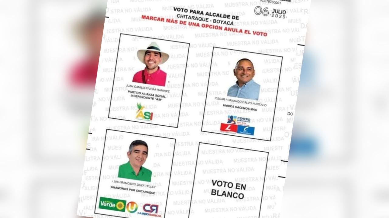 Tarjeta elecciones chitaraque 1