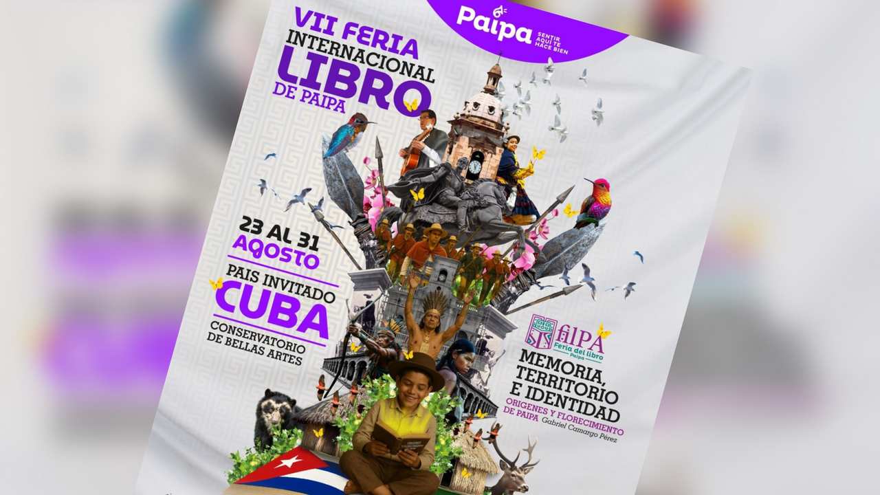 La palabra se convierte en encuentro: Paipa abre sus puertas al mundo a través de la VII Feria Internacional del Libro.