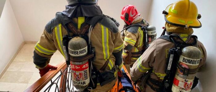 Sin duda que la capital boyacense lideró las escenas y atención por parte de entidades como Bomberos Tunja. Foto: Bomberos Tunja.