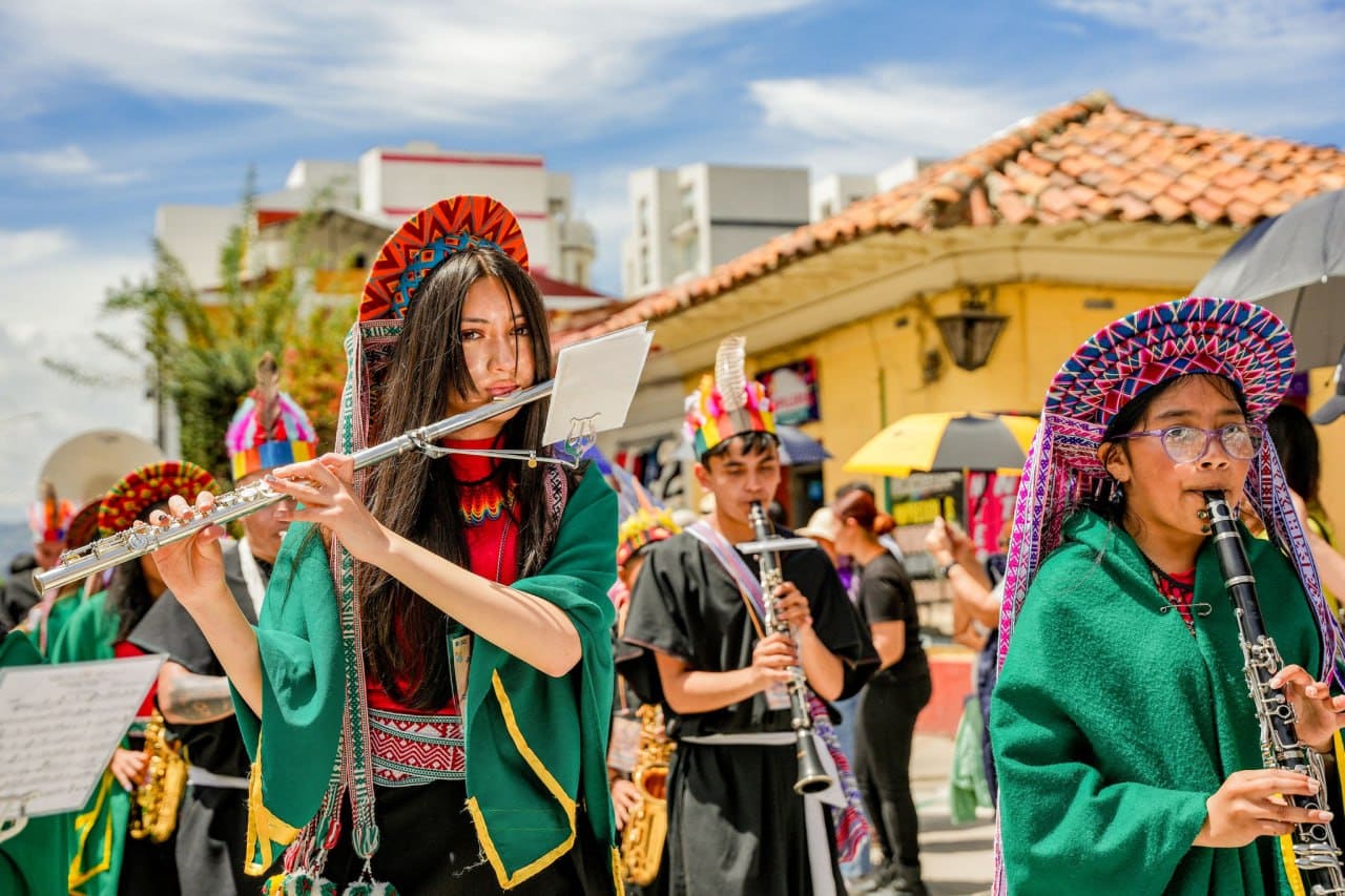 Más de 1.700 músicos de 37 bandas participantes y 3 agrupaciones invitadas participan en este certamen de ganadores de todo el país. Foto: Concurso Nacional de Bandas.