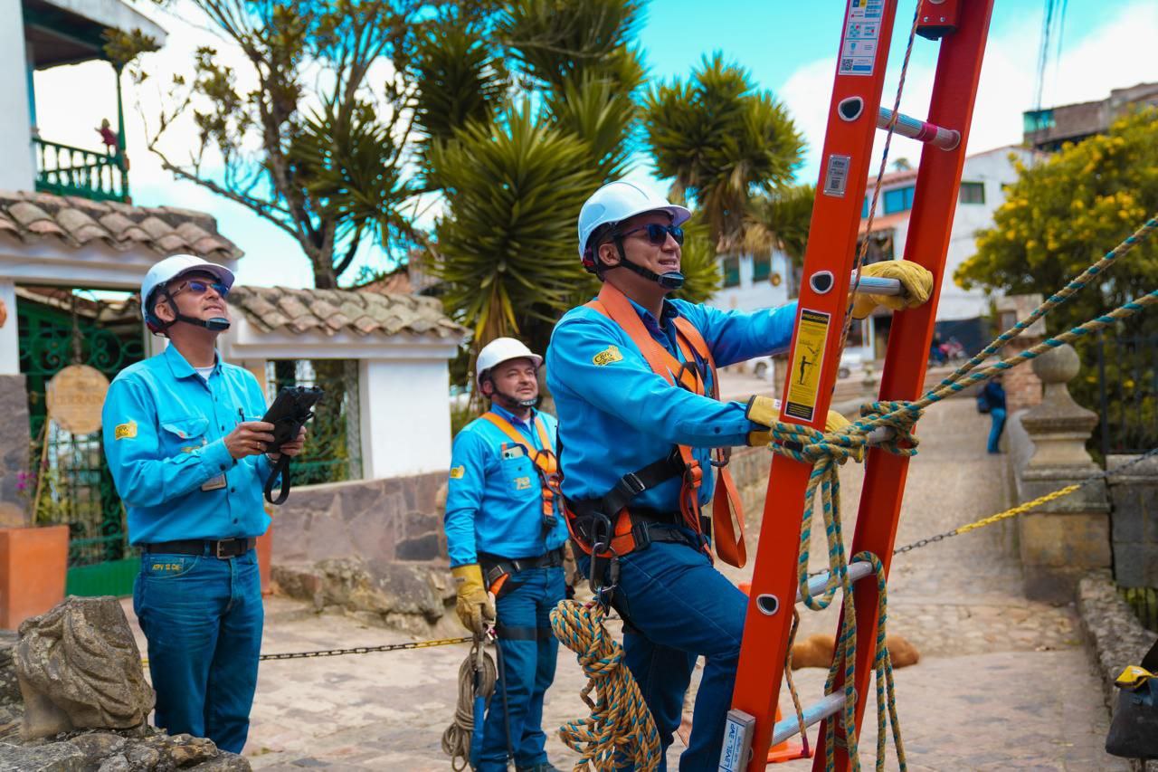 Trabajos empresa de energia de Boyaca