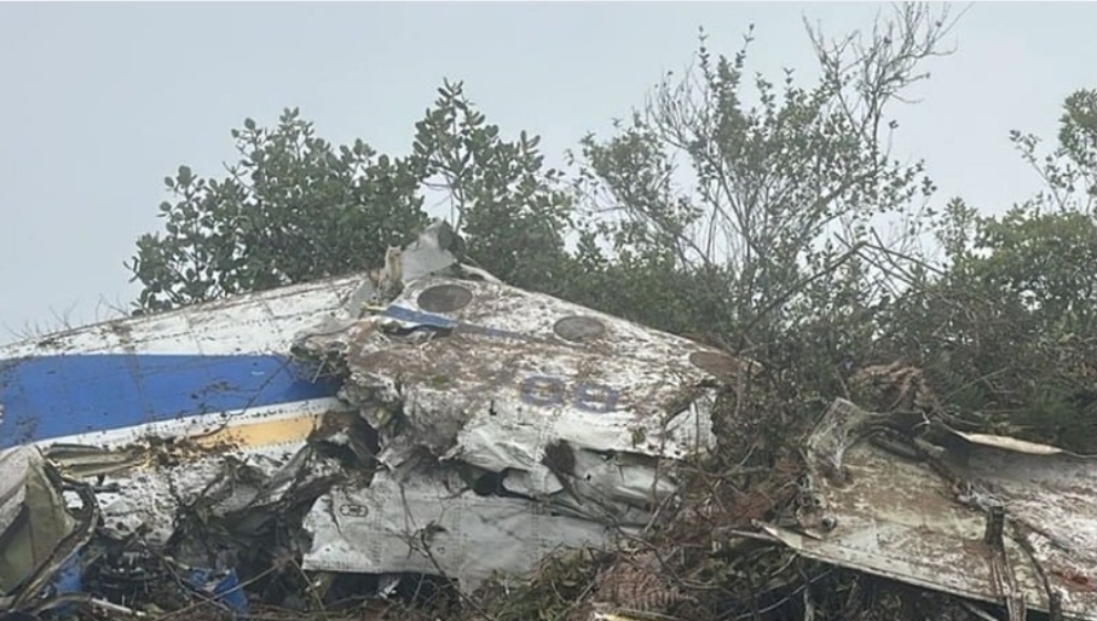 Nave accidentada satena