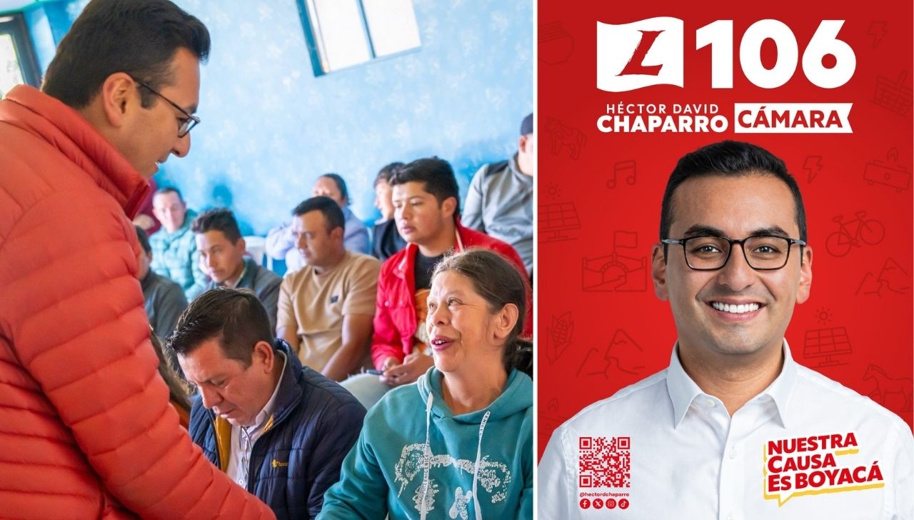 Con más de 34.000 votos, Héctor David Chaparro obtuvo la credencial que busca conservar en las elecciones de marzo próximo. Foto: Prensa Héctor David Chaparro.