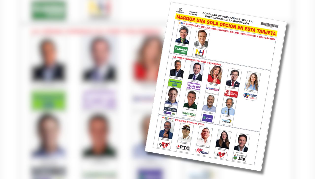 En total, 16 precandidatos se inscribieron para la consulta popular interpartidista de este 8 de marzo. Foto: Registraduría Nacional.