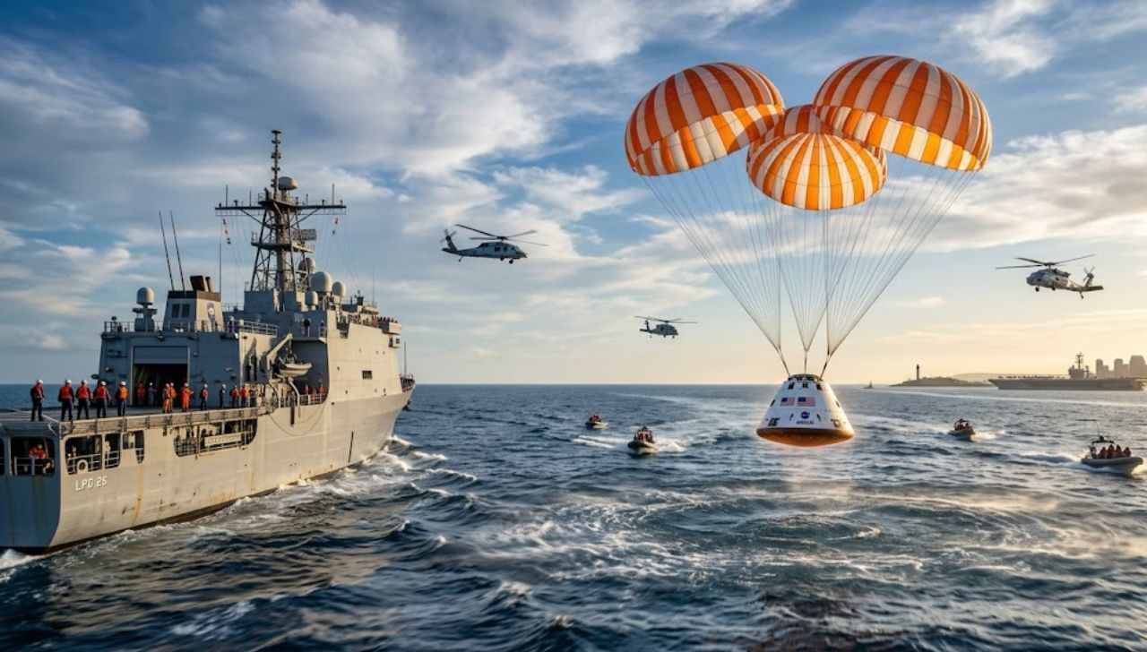 El sábado se cumplirá el amerizaje de la Artemis II frente a las costas de California, marcando el fin de una travesía de 10 días y el inicio de la nueva era de exploración tripulada. Foto: Tuiteros Boyacá