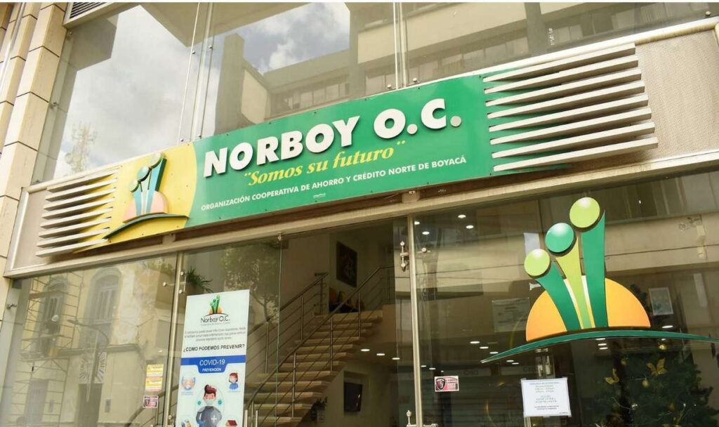 Oficinas de la cooperativa Norboy OC en Duitama en el 2020.