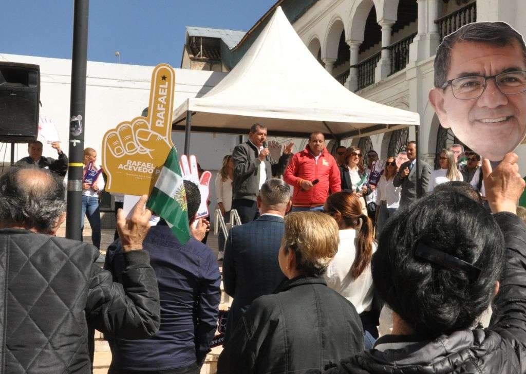 Rafael Acevedo Pedroza, se convirtió este domingo en el nuevo alcalde de Tunja.