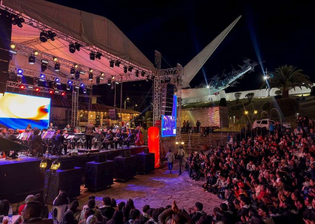 Banda Sinfónica Nacional en el Departamental de Bandas en el Pantano de Vargas 