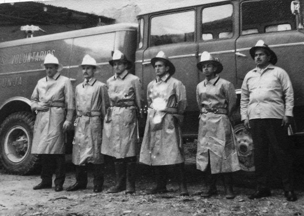 Bomberos Tunja foto historia histórica