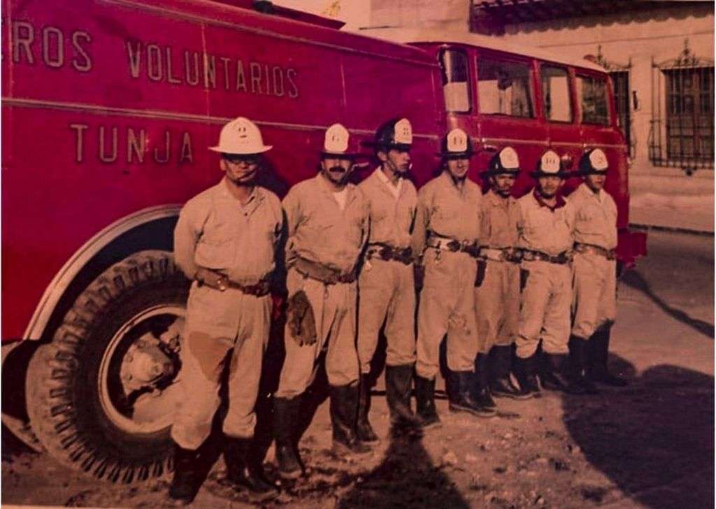 Bomberos Tunja foto historia histórica