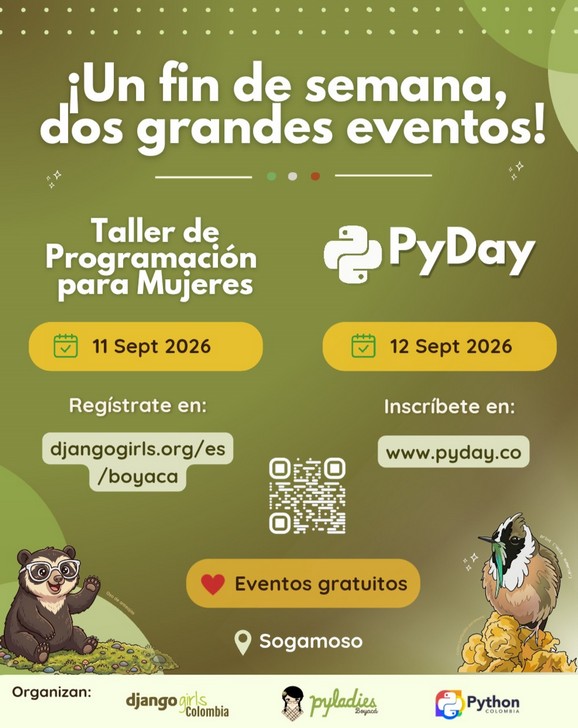 Encuentro de programación en Sogamoso impulsa el talento tecnológico y femenino en Boyacá 2 Este es el diseño promocional del evento que durante dos días invita a expertos e interesados en aprender de la programación. El evento también está dirigido a las mujeres programadoras del departamento. Foto: Suministrada a Las Noticias de Boyacá