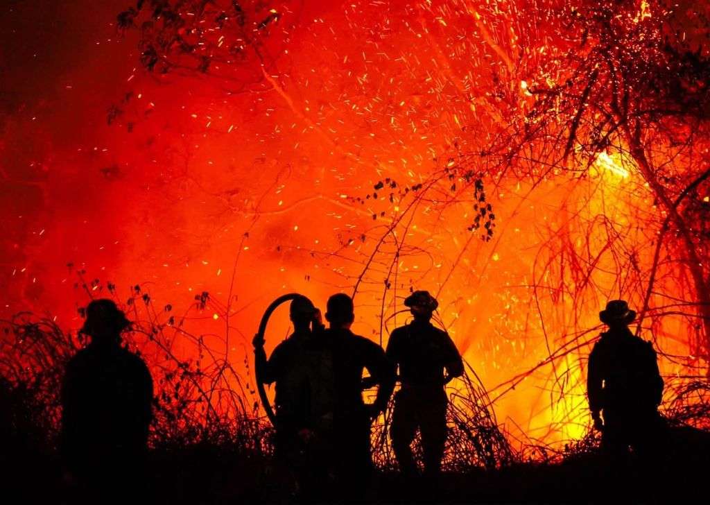 Este es el último balance de la UNGRD frente a los incendios forestales en cinco departamentos 1 Incendio forestal atención policía y bomberos Tolima