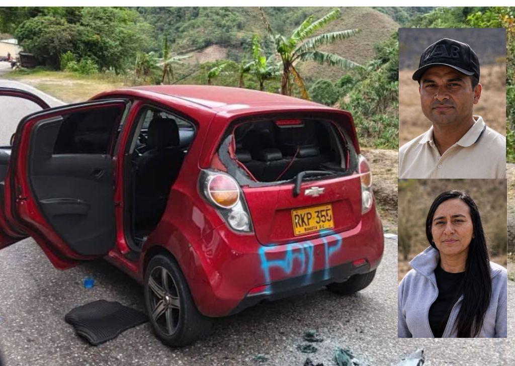 Mayor Fredy Alexis Russi González y Erika Tatiana Monroy, policías boyacenses secuestrados en Norte de Santander