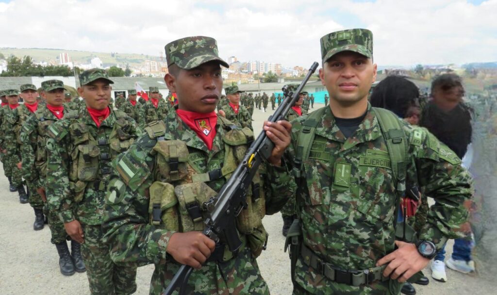 Primera Brigada del Ejéercito, Batallón Bolívar Tunja comandante Brigada, coronel Holman Gerardo Vargas Fonseca.
