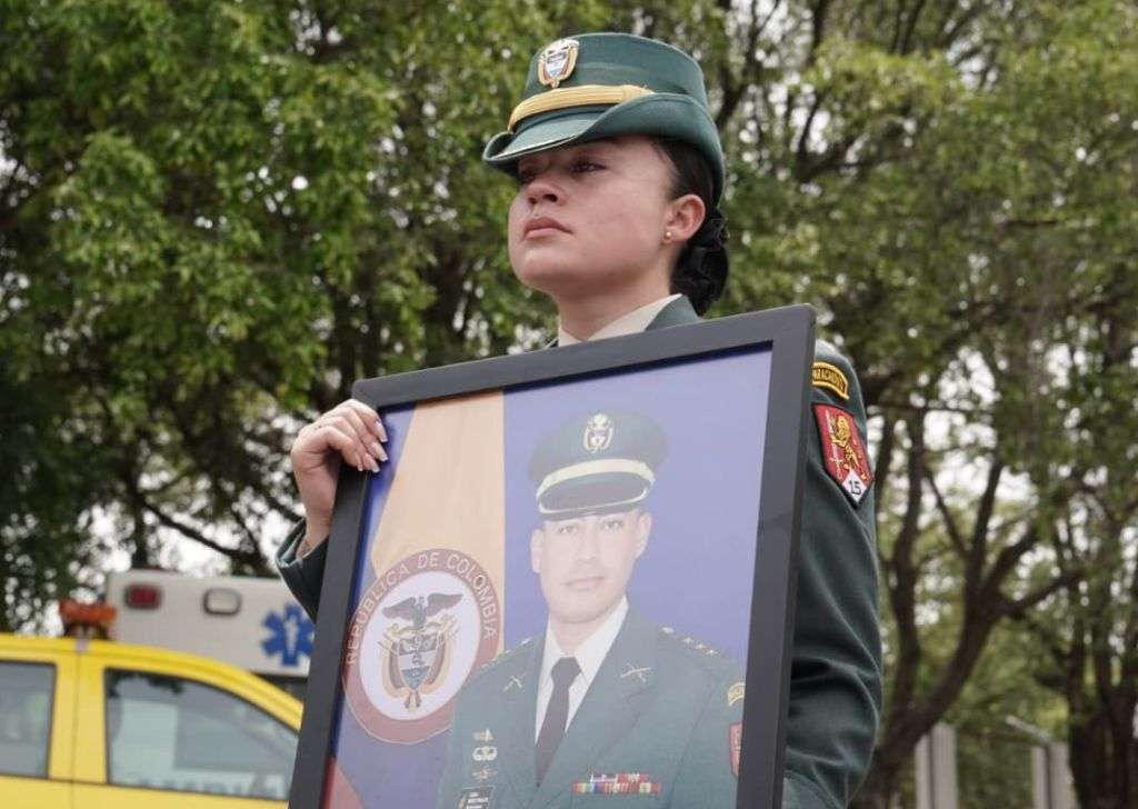 Funeral capitán Marco David Pirajón en Sogamoso