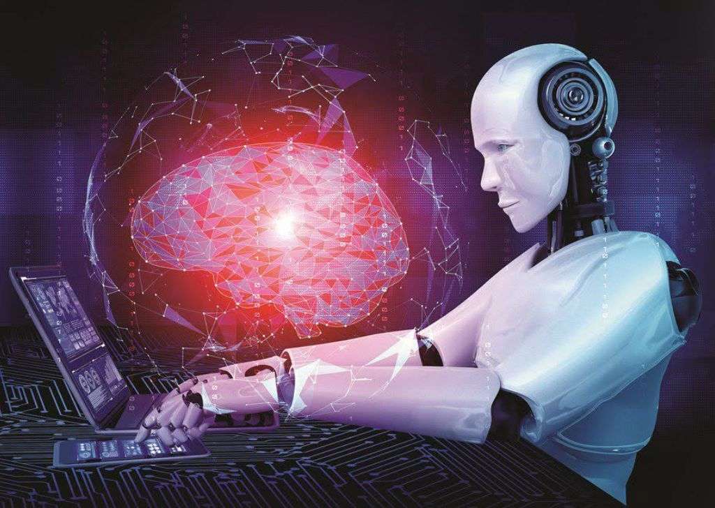 Inteligencia Artificial robot ilustración IA