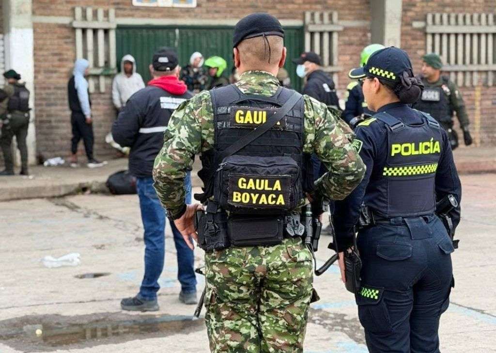 Operativos seguridad Policía y Ejército delincuentes Sogamoso