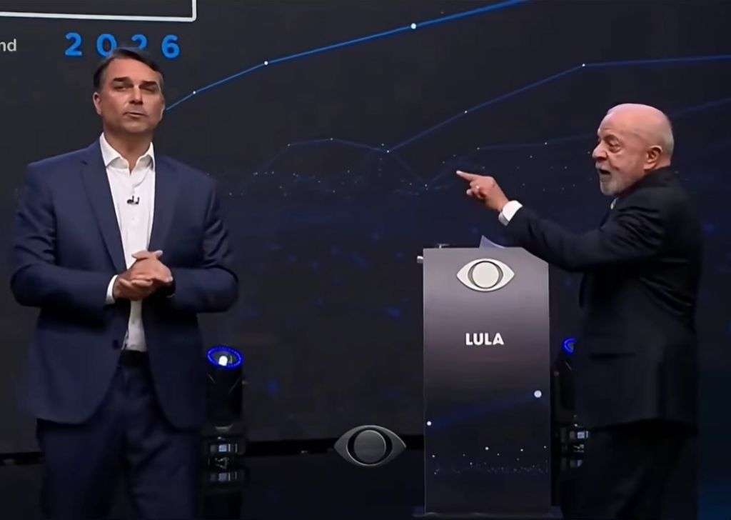 Bolsonaro y Lula en debate presidencial