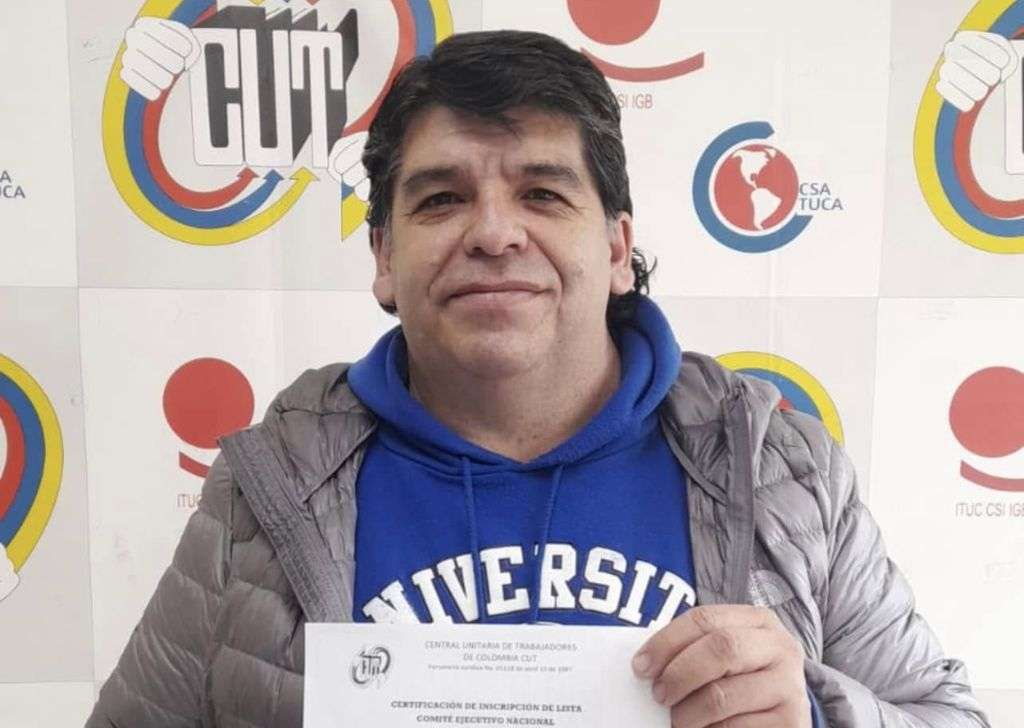 Nelson Alarcon ex Fecode y nuevo presidente de la CUT 1