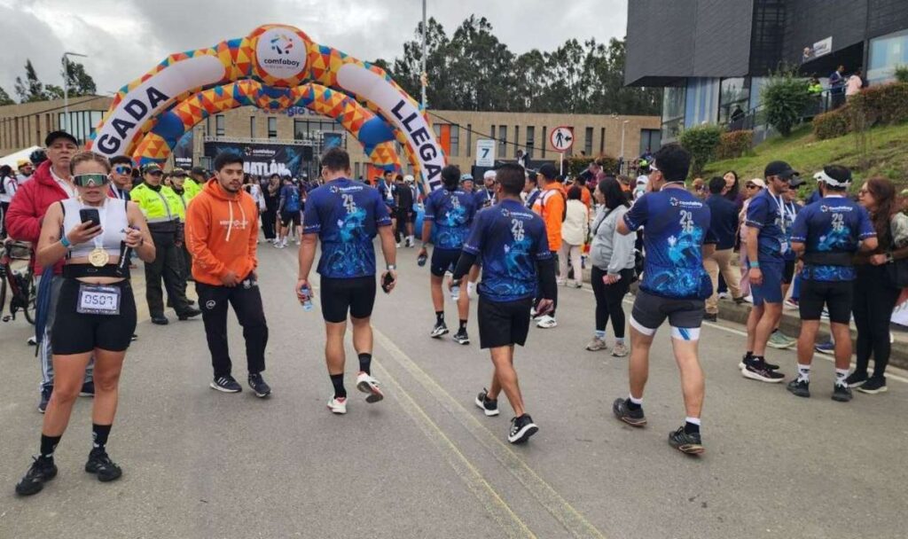 Primera Duatlón Comfaboy 2026 running