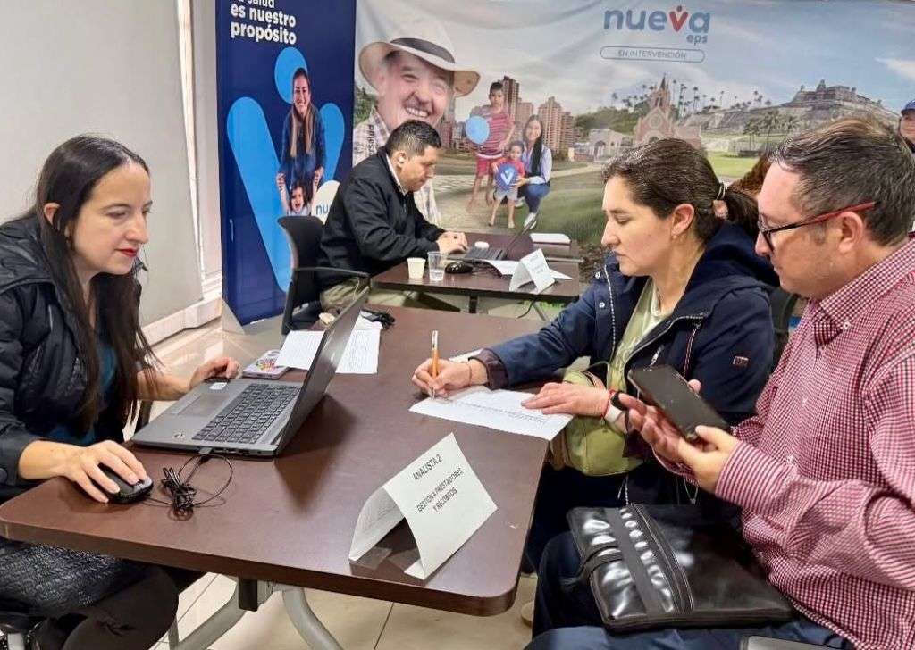 Yamid Hurtado reunión directivas de la Nueva EPS